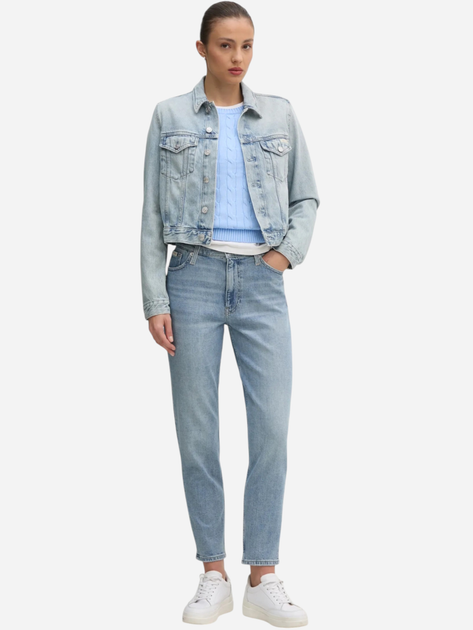 Jeansy regular fit damskie Calvin Klein Jeans J20J224515-1AA 27-28 Jasnoniebieskie (8721107157863) - obraz 3