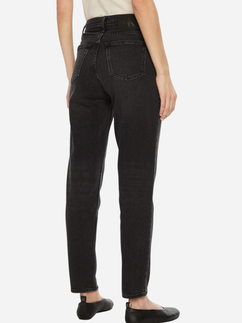 Джинси Regular Fit жіночі Calvin Klein Jeans J20J224518-1BY 27-28 Чорні (8720639946198) - зображення 2