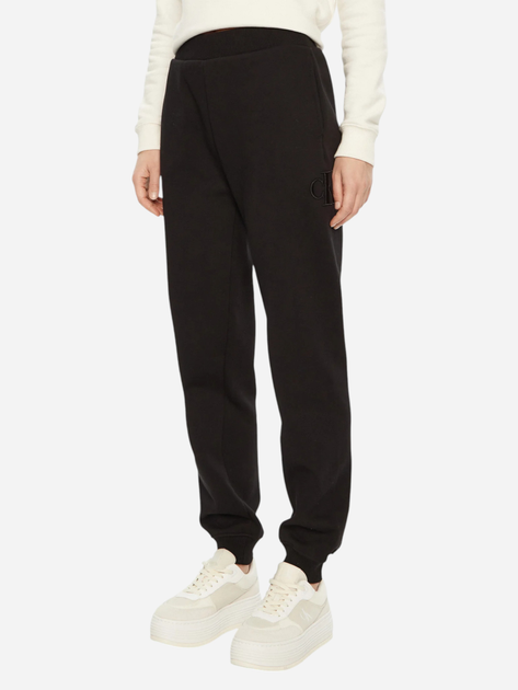 Спортивні штани жіночі Calvin Klein Jeans J20J224841-BEH S Чорні (8720639959877) - зображення 1