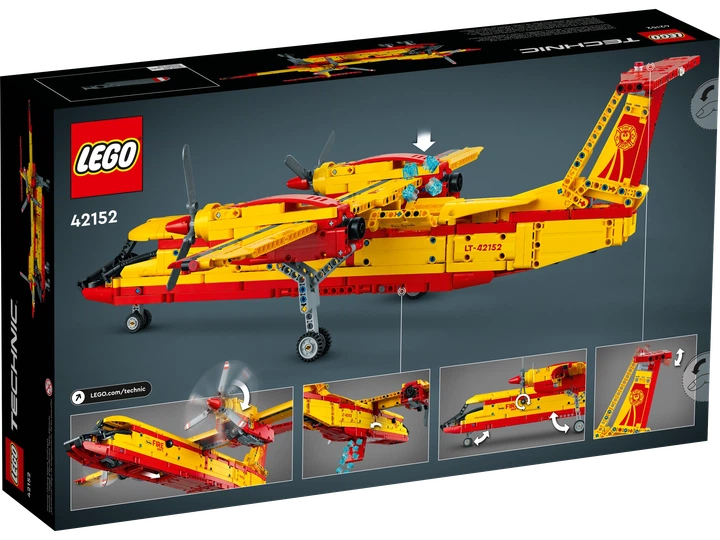 Конструктор LEGO Technic Firefighting Plane 1134 детали (42152) - Фото 11 Конструктор LEGO Technic Firefighting Plane 1134 детали (42152) - изображение 11