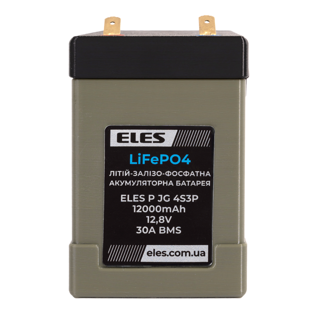 Акумуляторна батарея ELES DB UP JG 4S3P 12,8V; 12 Ah; 0,15kWt; BMS30 BL+KH - изображение 5