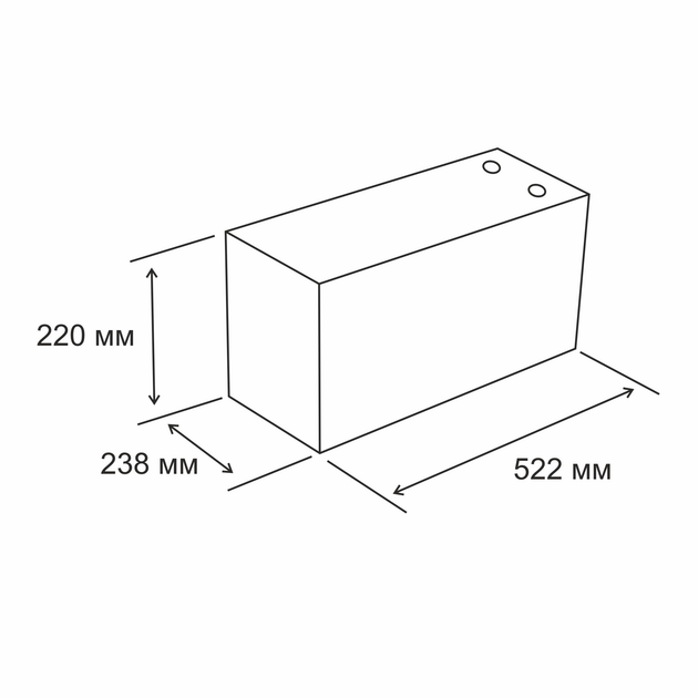 Акумуляторна батарея ELES DB ST TB 8S12P 25,6V; 180 Ah; 4,60kWt; BMS200 - изображение 9