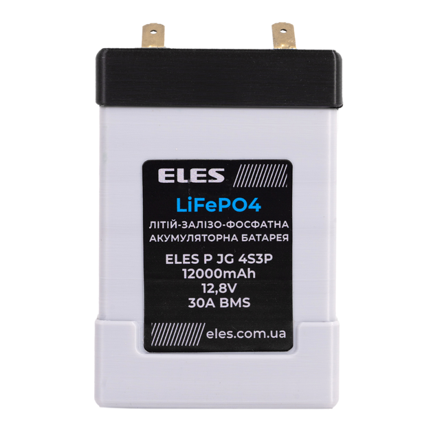 Акумуляторна батарея ELES DB UP JG 4S3P 12,8V; 10 Ah; 0,13kWt; BMS30 BL+GR - изображение 5