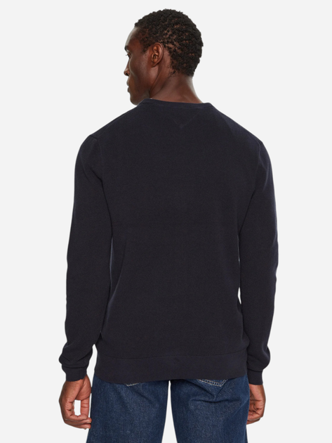 Sweter męski bawełniany Tommy Hilfiger MW0MW36347-DW5 M Ciemnogranatowy (8720637463475) - obraz 2