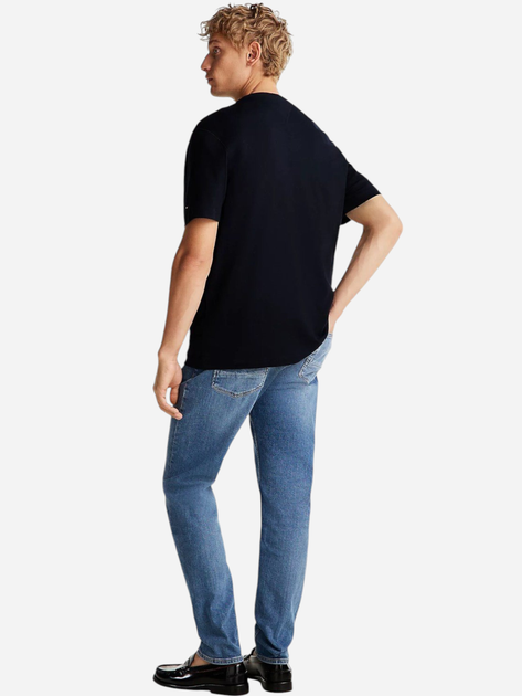 Футболка бавовняна чоловіча Tommy Hilfiger MW0MW37448-DW5 M Темно-синя (8720638294993) - зображення 2