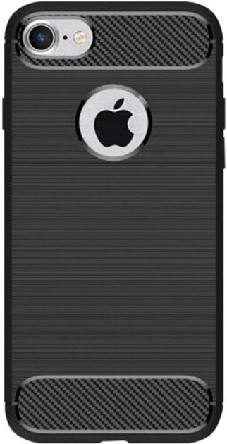 Etui plecki Winner Group Carbon do Apple iPhone 6 Black (8591194078262) - obraz 1