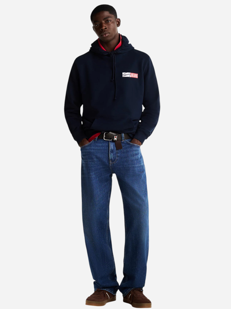 Худі чоловіче Tommy Jeans DM0DM20257-C1G L Темно-синє (8720638423966) - зображення 3