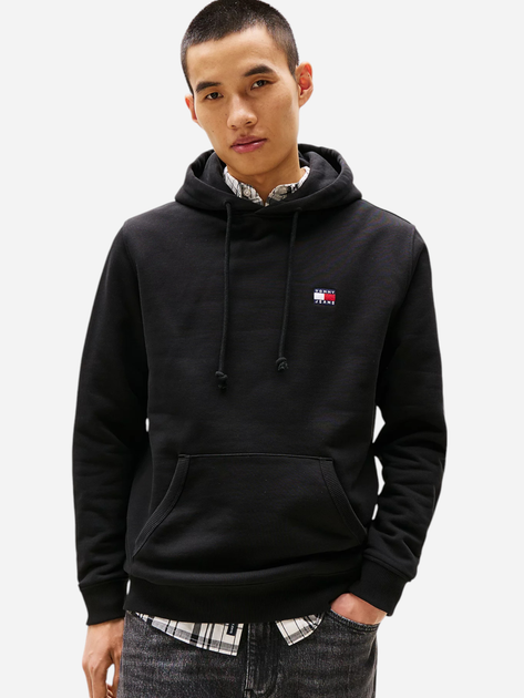 Худі чоловіче Tommy Jeans DM0DM20258-BDS M Чорне (8720638421733) - зображення 1
