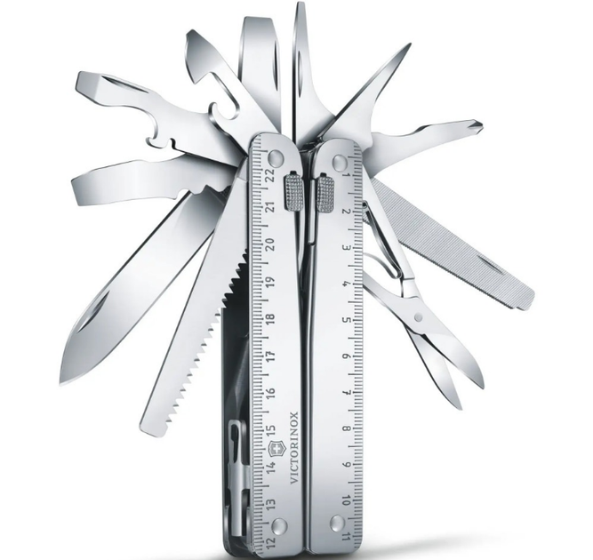 Мультитул, мультиинструмент Victorinox SSWISSTOOL SPIRIT X PLUS RATCHET Vx30338.N 39 функций 115 мм + Биты+ Чехол нейлон - изображение 3