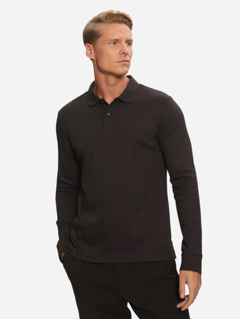 Поло чоловіче Calvin Klein K10K112750-BEH 2XL Чорне (8720109014341) - зображення 1