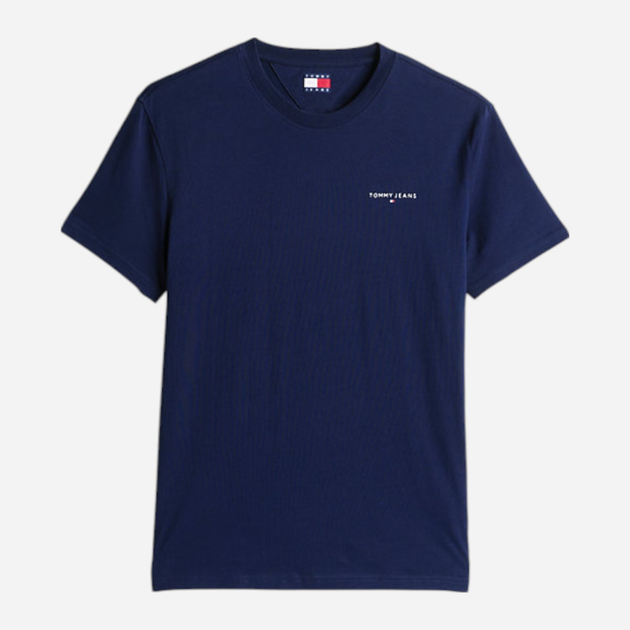 Футболка бавовняна чоловіча Tommy Jeans DM0DM21188-C1G 2XL Темно-синя (8720638503989) - зображення 5