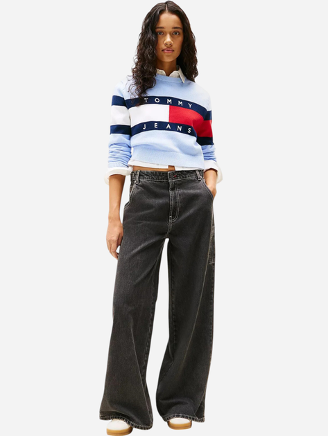 Jeansy dzwony damskie z wysokim stanem Tommy Jeans DW0DW20530-1BY 29-32 Czarne (8720638724940) - obraz 3