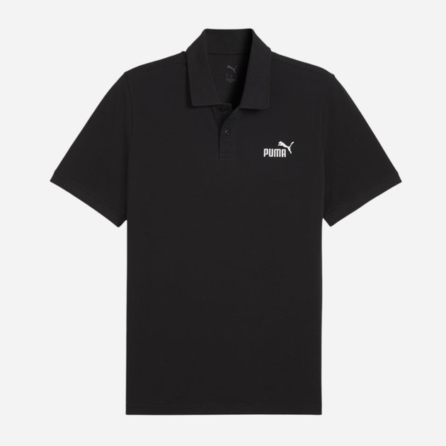 Поло довге чоловіче Puma Ess No.1 Logo Pique Polo 68255201 S Чорне (4067983317811) - зображення 6