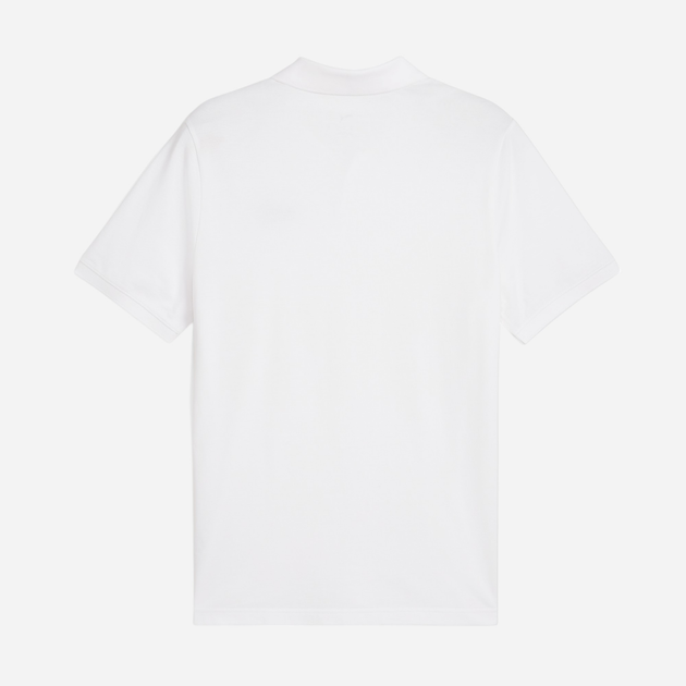 Поло довге чоловіче Puma Ess No.1 Logo Pique Polo 68255202 L Біле (4067983318009) - зображення 7