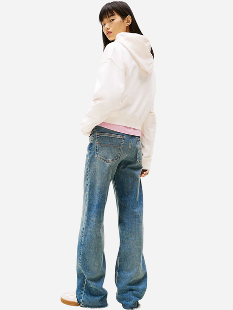 Худі жіноче Tommy Jeans DW0DW19413-YBH XS Молочне (8720638462040) - зображення 2