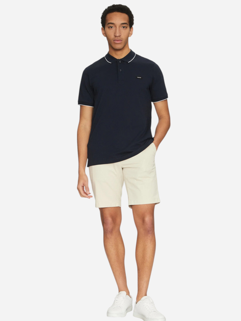 Поло чоловіче Calvin Klein K10K112751-CHW XL Темно-синє (8720109019261) - зображення 3