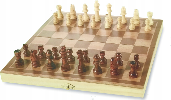 Шашки W&K дерев'яні 29 x 29 см (5907608914386) - зображення 3