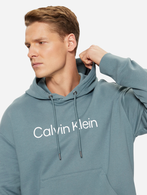Худі чоловіче Calvin Klein K10K111345-CFQ XL Блакитне (8721107026725) - зображення 4
