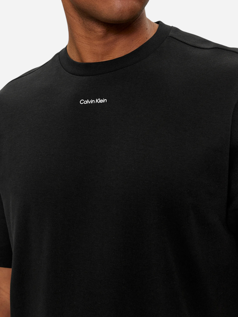 Футболка бавовняна чоловіча Calvin Klein K10K112487-BEH S Чорна (8720109242966) - зображення 4
