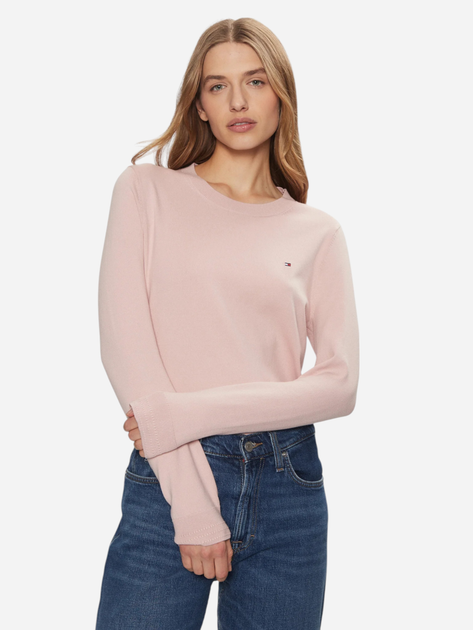 Sweter damski Tommy Hilfiger WW0WW44984-0FA XS Jasnoróżowy (8720638711247) - obraz 1