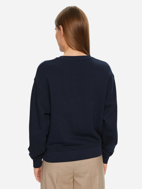 Світшот оверсайз жіночий Tommy Hilfiger WW0WW43844-C1G L Темно-синій (8720638380627) - зображення 2