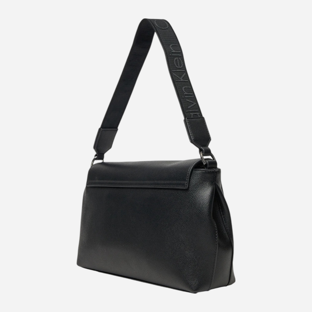 Сумка багет жіноча середня Calvin Klein K60K613085-BEH Чорна (8721107067889) - зображення 3