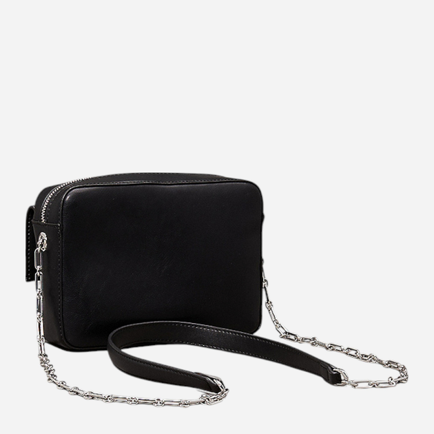Сумка крос-боді через плече жіноча маленька Calvin Klein K60K613089-BEH Чорна (8721107067957) - зображення 3