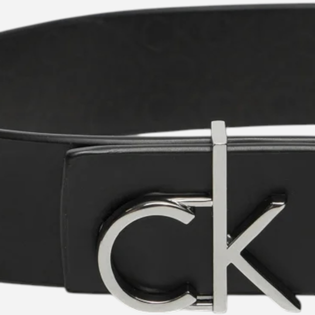 Ремінь жіночий з натуральної шкіри Calvin Klein K60K613074-0GJ 90 см Чорний (8721107067636) - зображення 3
