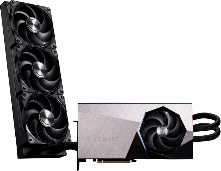 Видеокарта MSI PCI-Ex GeForce RTX 5080 SUPRIM LIQUID SOC 16GB