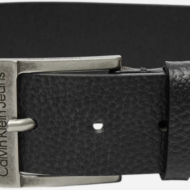 Pasek męski skórzany Calvin Klein K50K512608-BEH 110 cm Czarny (8720639557851) - obraz 3