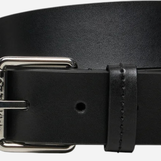 Ремінь чоловічий з натуральної шкіри Calvin Klein K50K512650-BEH 95 см Чорний (8721107054728) - зображення 3