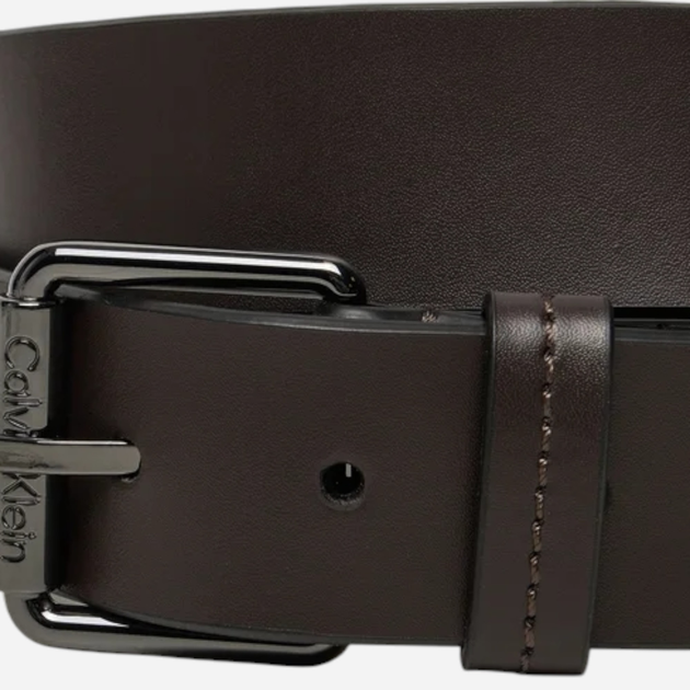 Pasek męski skórzany Calvin Klein K50K512650-GE7 105 cm Ciemnobrązowy (8721107054308) - obraz 3