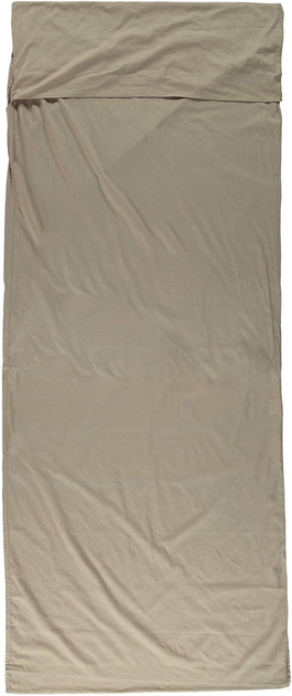 Śpiwór Cocoon Travelsheet 220 x 90 cm Khaki (0799696101428) - obraz 1