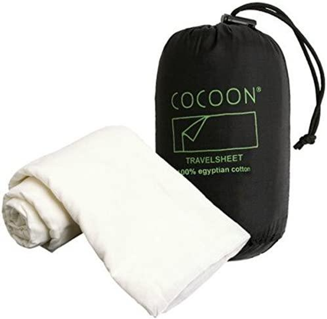 Śpiwór Cocoon Travelsheet 220 x 90 cm Natural (0799696101237) - obraz 1