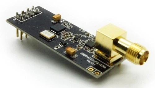 Модуль NRF24L01 2400-2524МГц PA LNA 1100м з антеною - зображення 2