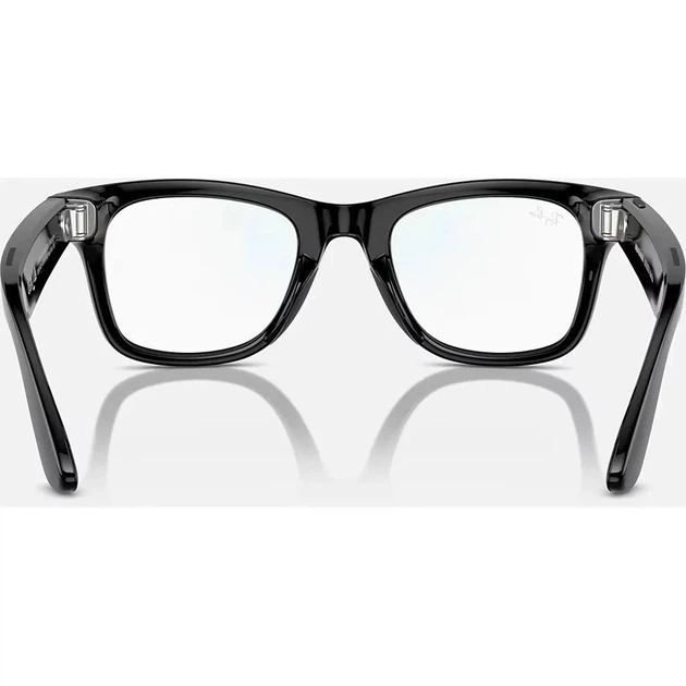 Смарт-окуляри Ray-Ban Meta Wayfarer Shiny Black Frame Clear Lenses (RW4006 601/SB 50-22) - Фото 5 Смарт-окуляри Ray-Ban Meta Wayfarer Shiny Black Frame Clear Lenses (RW4006 601/SB 50-22) - зображення 5