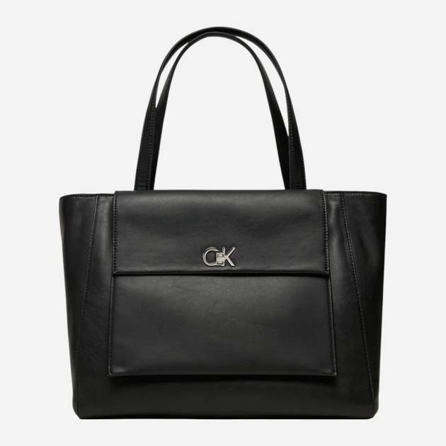Сумка шопер жіноча Calvin Klein K60K612811-BEH Чорна від Rozetka на платформі USKIDKA Акція на Сумка шопер жіноча Calvin Klein K60K612811-BEH Чорна від Rozetka