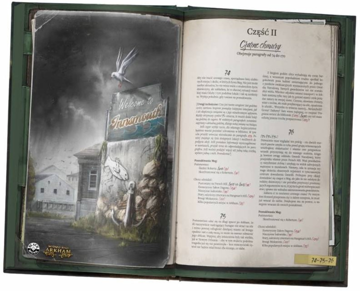 Книжкова гра Black Monk Привид над Аркхемом Том 1-2 (версія польська)(9788364198717) - зображення 4