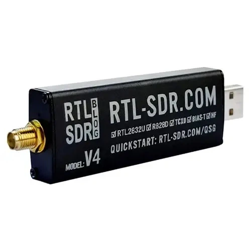 Плата приймача SDR, 500kHz-1.76GHz, АЦП 8bit, RTL2832U R828D, RTL-SDR V4 (117738) - зображення 4