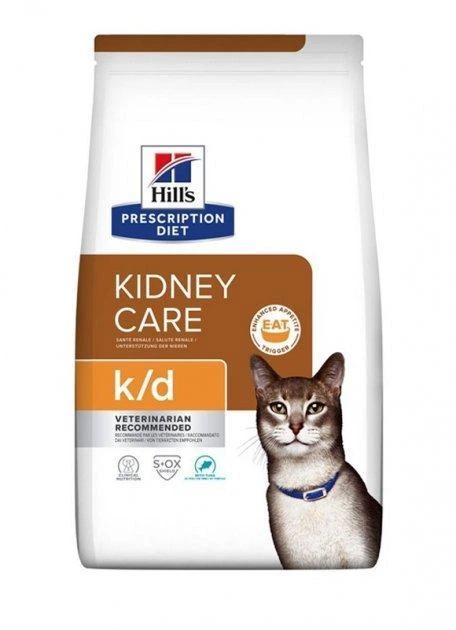 Лечебный корм для котов Hill's Prescription Diet Kidney Care k/d Тунец 3 кг - изображение 2