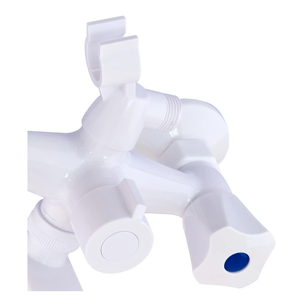 Змішувач для ванни Plamix Omega-140 Euro White (без шланга та лійки) (PM0648) - зображення 3