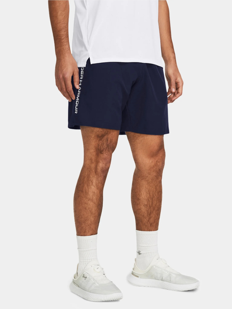 Спортивні шорти чоловічі Under Armour Ua Tech Woven Wordmark Short 1383356-410 M Сині (196885601927) - зображення 1