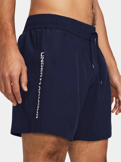 Спортивные шорты мужские Under Armour Ua Tech Woven Wordmark Short 1383356-410 2XL Синие (196885602016) - Фото 4 Спортивные шорты мужские Under Armour Ua Tech Woven Wordmark Short 1383356-410 2XL Синие (196885602016) - изображение 4