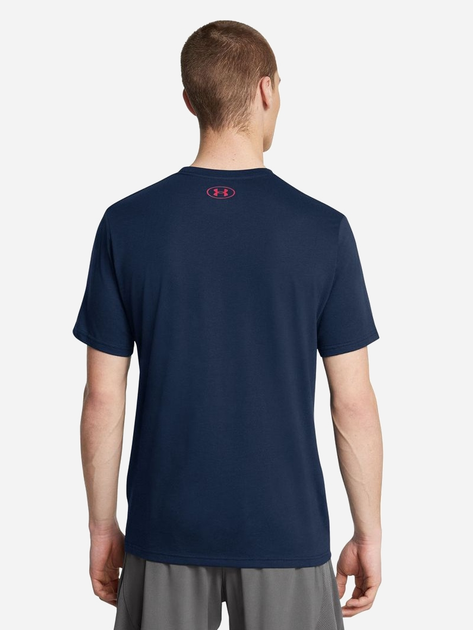 Футболка довга чоловіча Under Armour Ua M Boxed Sports Updated Ss 1386793-408 M Синя (197777401489) - зображення 2