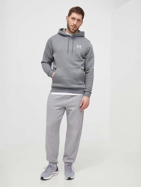 Худи утепленное мужское Under Armour Ua Icon Fleece Hoodie 1373880-204 S Серое (197779809917) - Фото 3 Худи утепленное мужское Under Armour Ua Icon Fleece Hoodie 1373880-204 S Серое (197779809917) - изображение 3