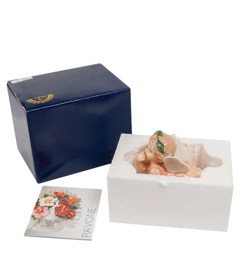 Фігурка керамічна Ангелочок дівчинка 12*7,5*8 см. BST 6001519 - зображення 3