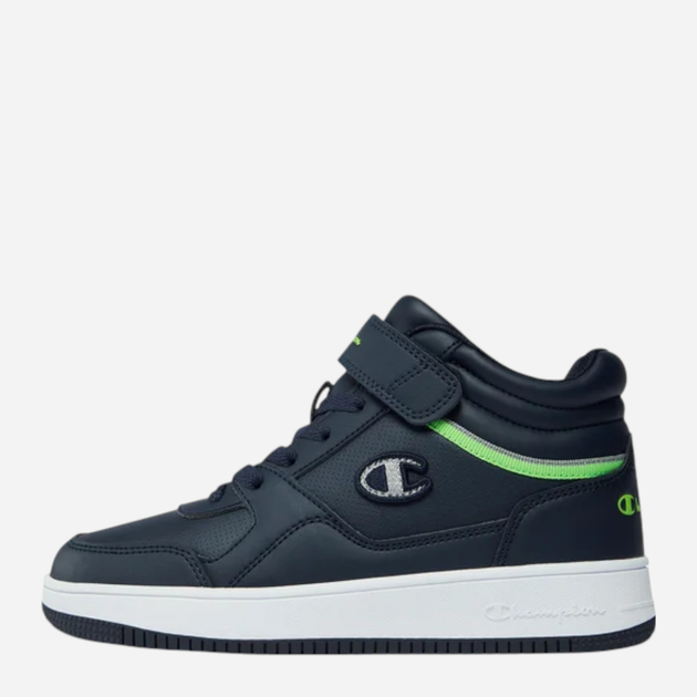Підліткові високі кросівки для хлопчика Champion Rebound Mid B Gs Mid Cut Shoe S32405-BS010 36 (4US) Темно-сині (8058132472594) - зображення 3