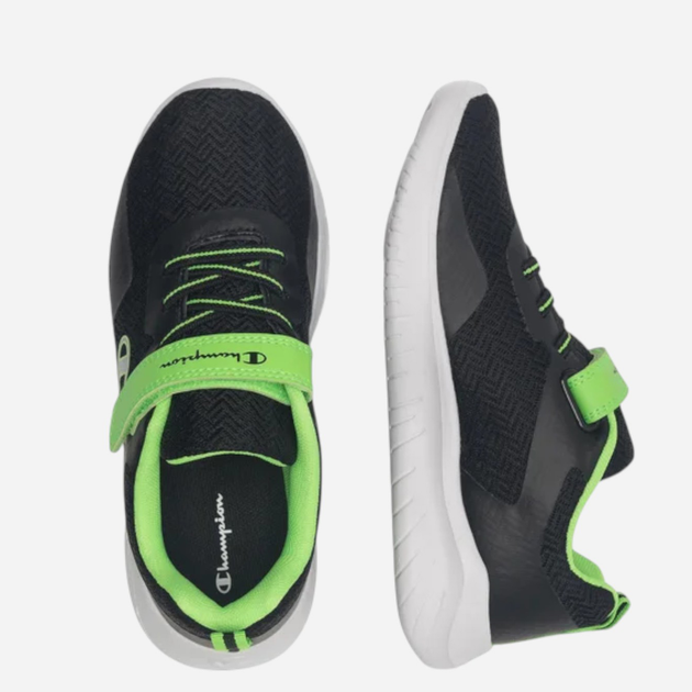 Buty sportowe chłopięce z białą podeszwą Champion Softy Evolve B-Ps S32454-KK003 28 (11C US) Czarne (8058132475120) - obraz 5
