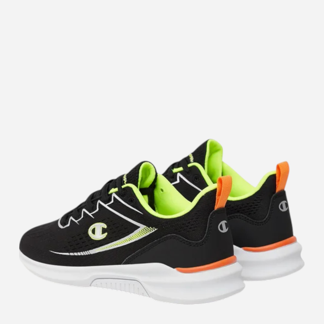 Buty sportowe młodzieżowe chłopięce z białą podeszwą Champion Nimble B Gs Low Cut Shoe S32747-KK002 37.5 (5US) Czarne (8058132481930) - obraz 4