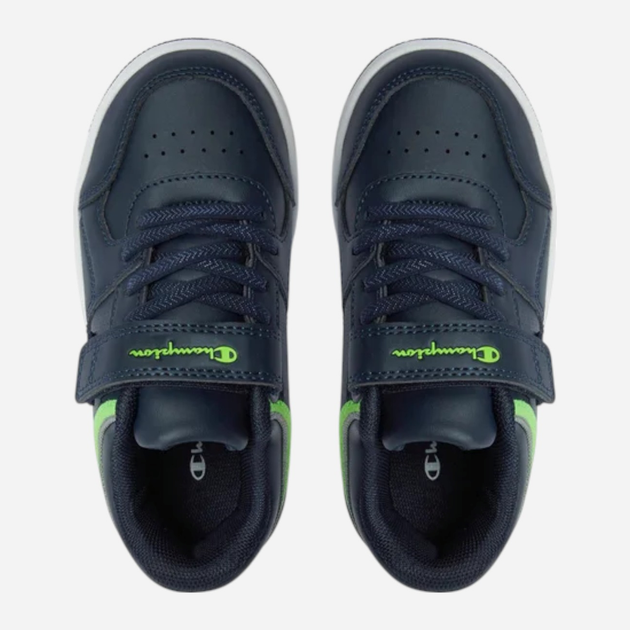 Sneakersy chłopięce za kostkę Champion Rebound Low B Ps Low Cut Shoe S32406-BS010 33 (1.5US) Granatowe (8058132472839) - obraz 4